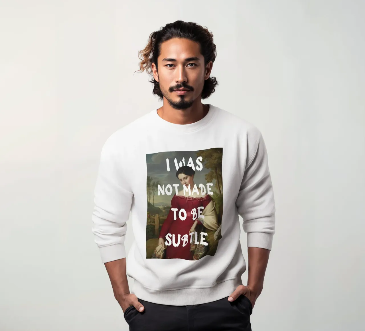 "Not Subtle" - Remix classico, empowerment, dichiarazione audace, T felpa da NorwesClub