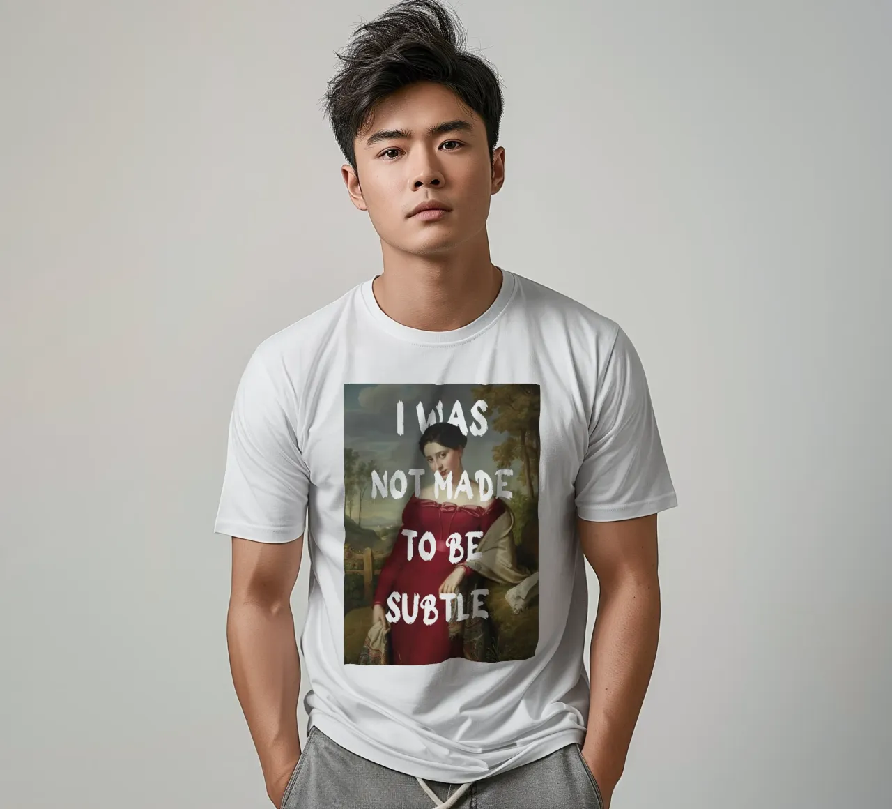 "Not Subtle" - Remix classico, empowerment, dichiarazione audace, T t-shirt da NorwesClub