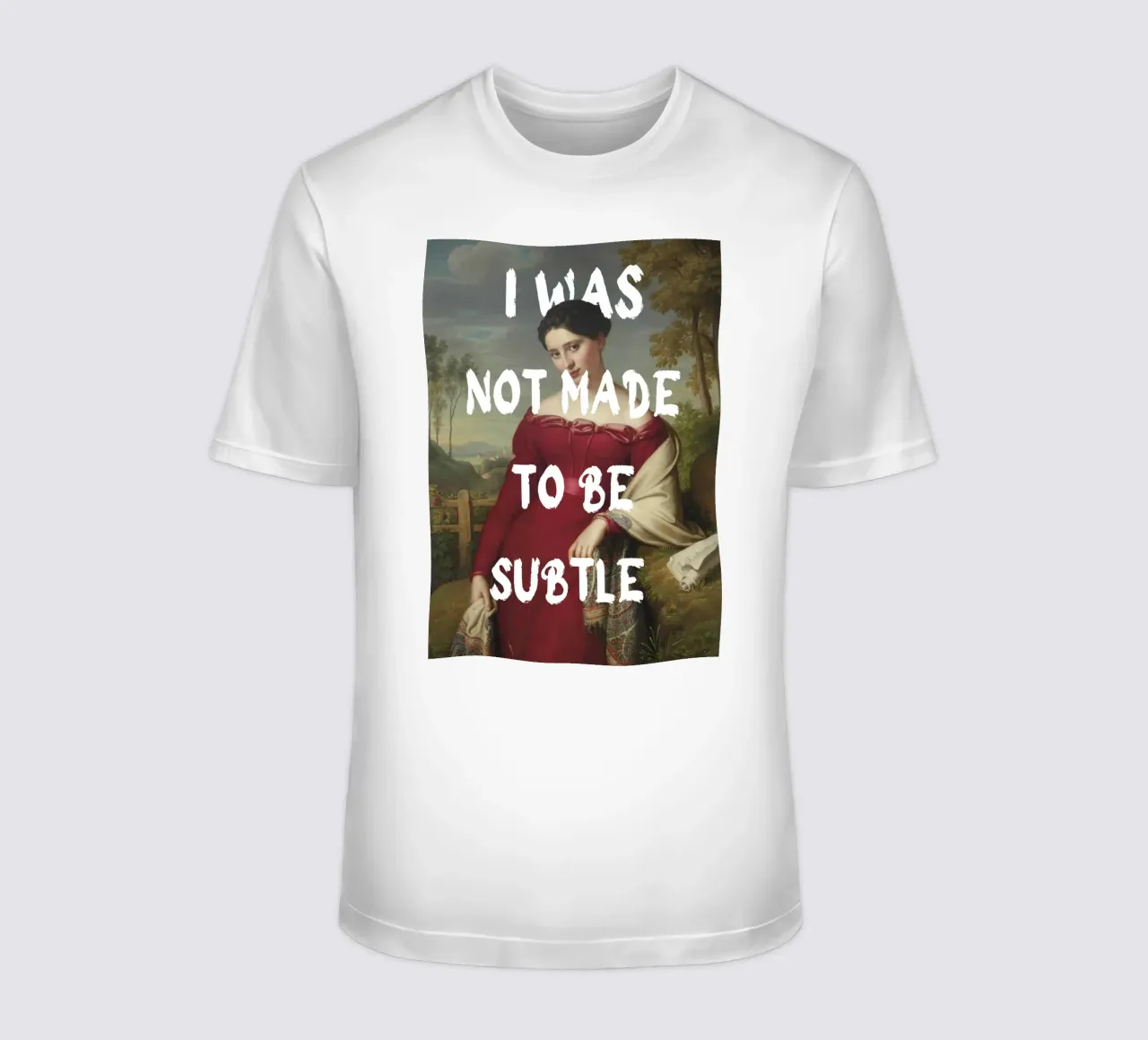 "Not Subtle" - Remix classico, empowerment, dichiarazione audace, T t-shirt da NorwesClub