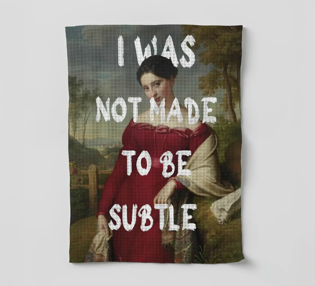 "Not Subtle" - Remix classico, empowerment, dichiarazione audace, T canovaccio da cucina da NorwesClub