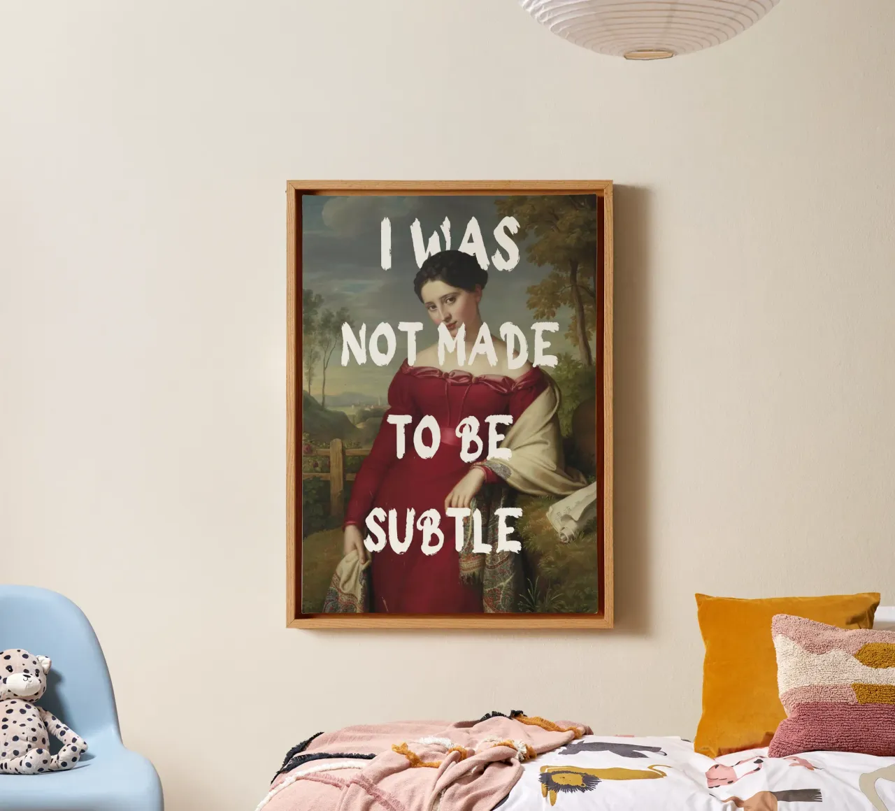"Not Subtle" - Remix classico, empowerment, dichiarazione audace, T tela da NorwesClub