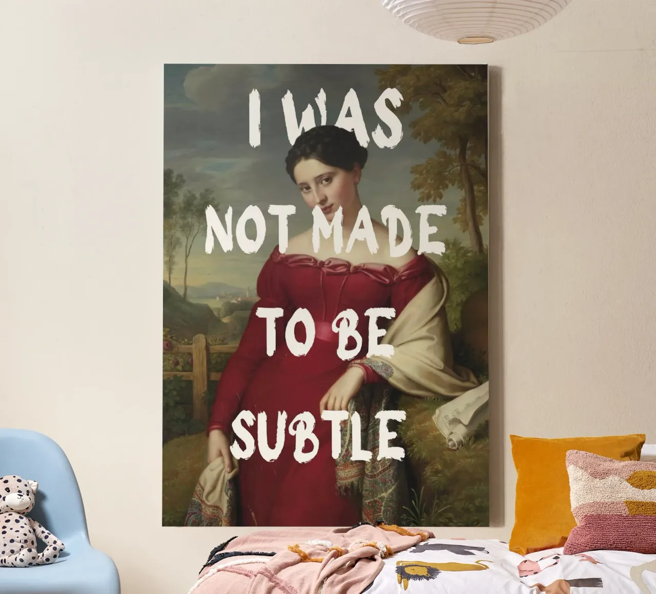 "Not Subtle" - Remix classico, empowerment, dichiarazione audace, T tela da NorwesClub