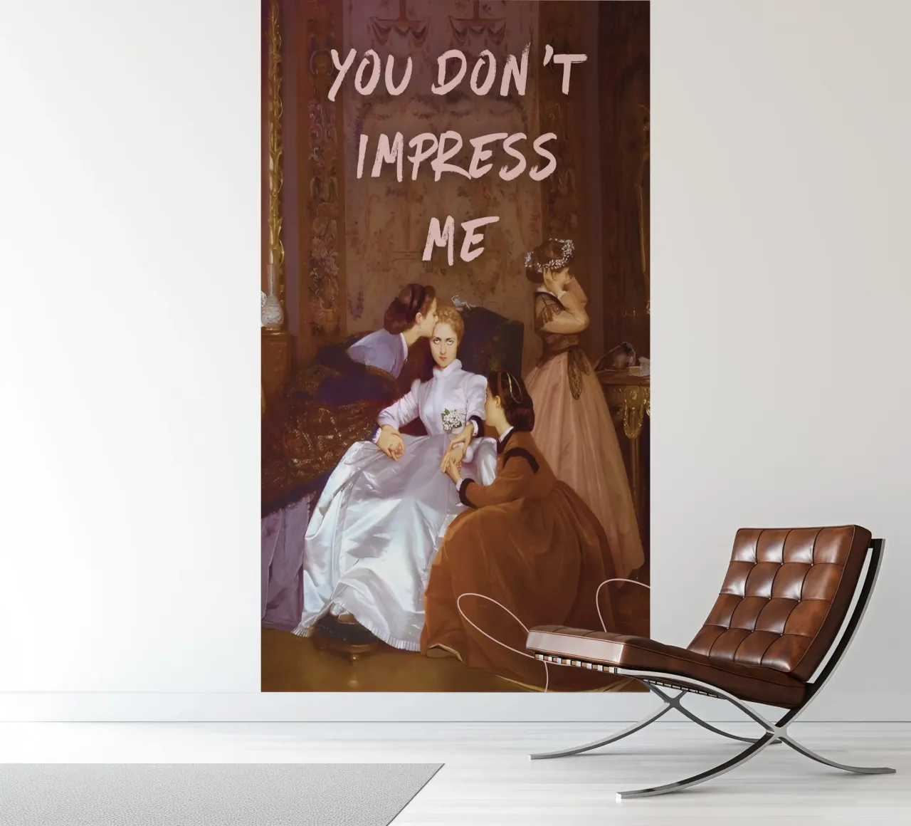 "Don't Impress Me" - Classic Remix, Pop Art, Humorous, Bold photo wallpaper by NorwesClub