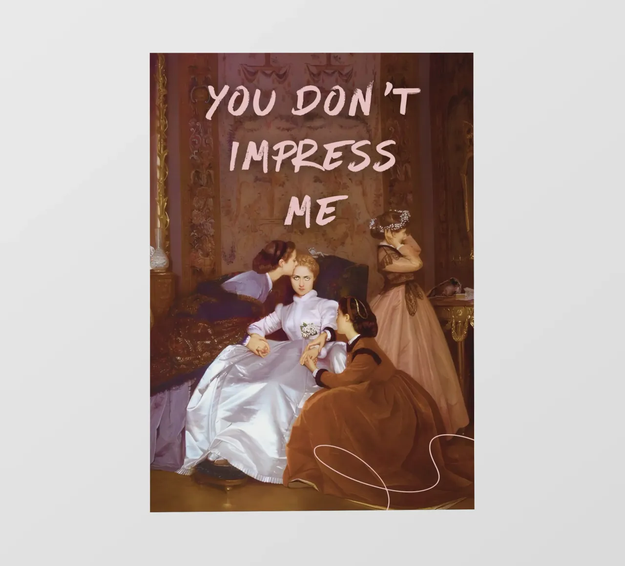 "Don't Impress Me" - Classic Remix, Pop Art, Humorous, Bold photo wallpaper by NorwesClub