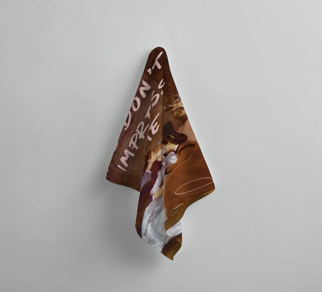 "Don't Impress Me" - Remix classico, arte pop, umorismo, audacia asciugamano da bagno da NorwesClub