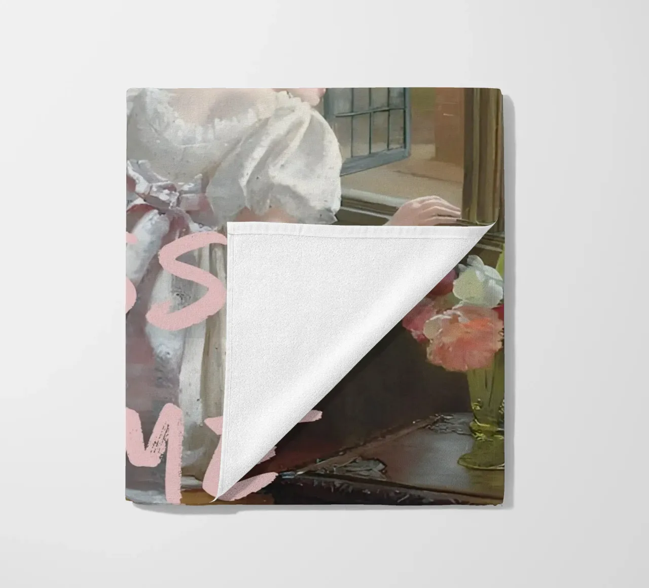 "Gossip Time" - Remix classico, pop art, umoristico, spilla di tendenza telo mare da NorwesClub