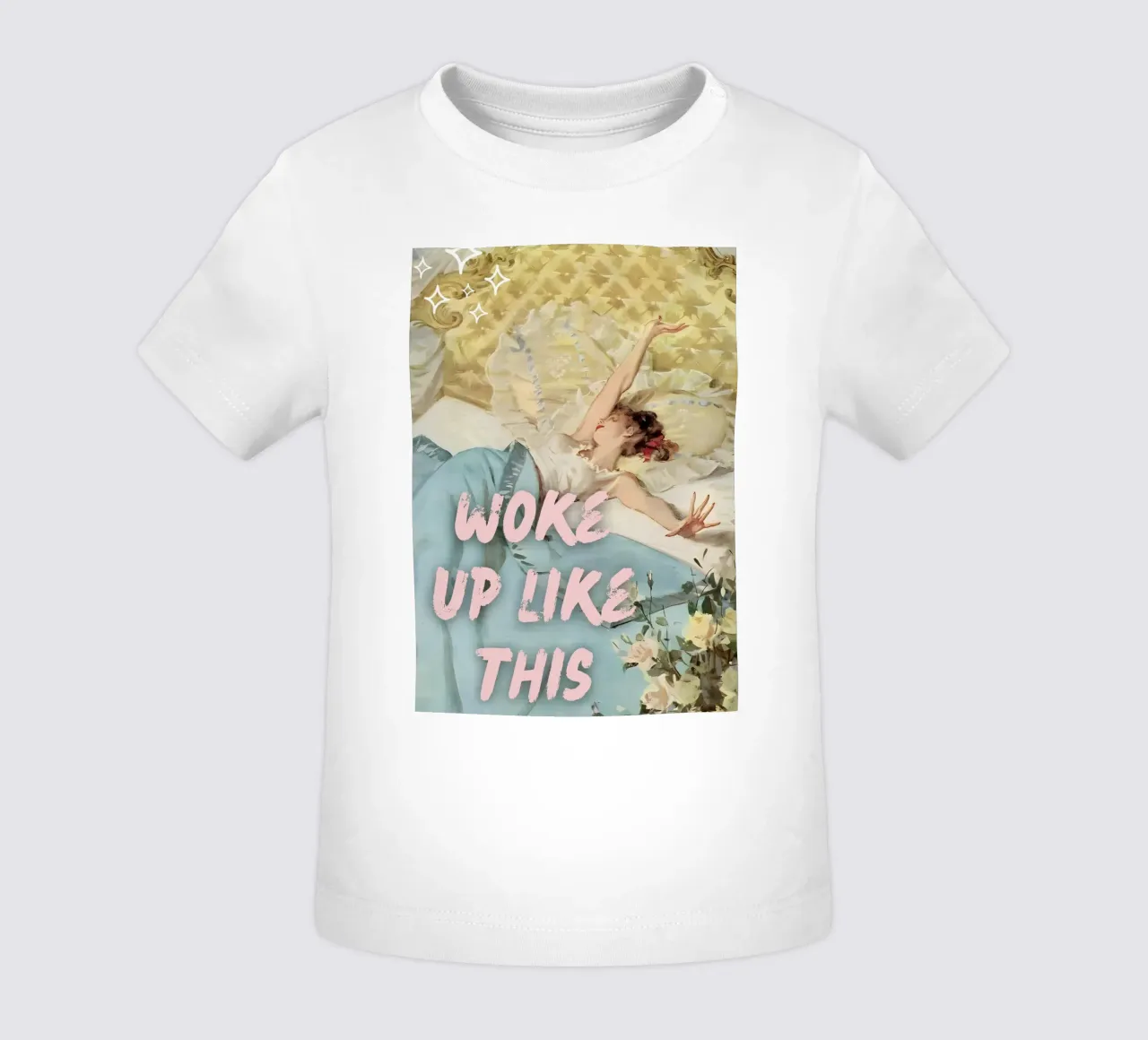 "Woke Up Like This" - Pop Art, Remix classico, Glamour, Trend maglietta neonato da NorwesClub