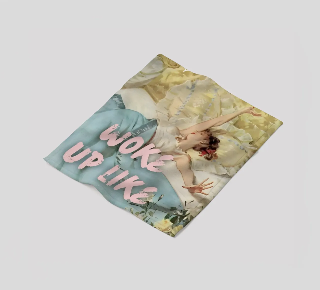 "Woke Up Like This" - Pop Art, Remix classico, Glamour, Trend coperta in pile da NorwesClub