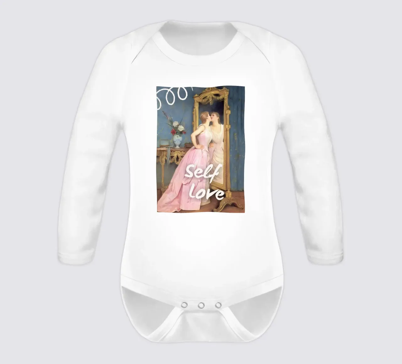 "Self Love Reflection" - Remix classique, Pop Art, Empowerment body manches longues de NorwesClub
