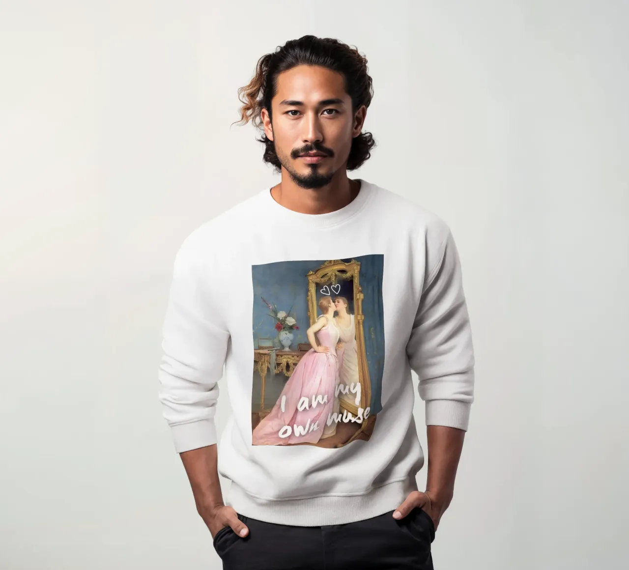 "My Own Muse" - Remix classico, Pop Art, Empowerment, Feminin felpa da NorwesClub