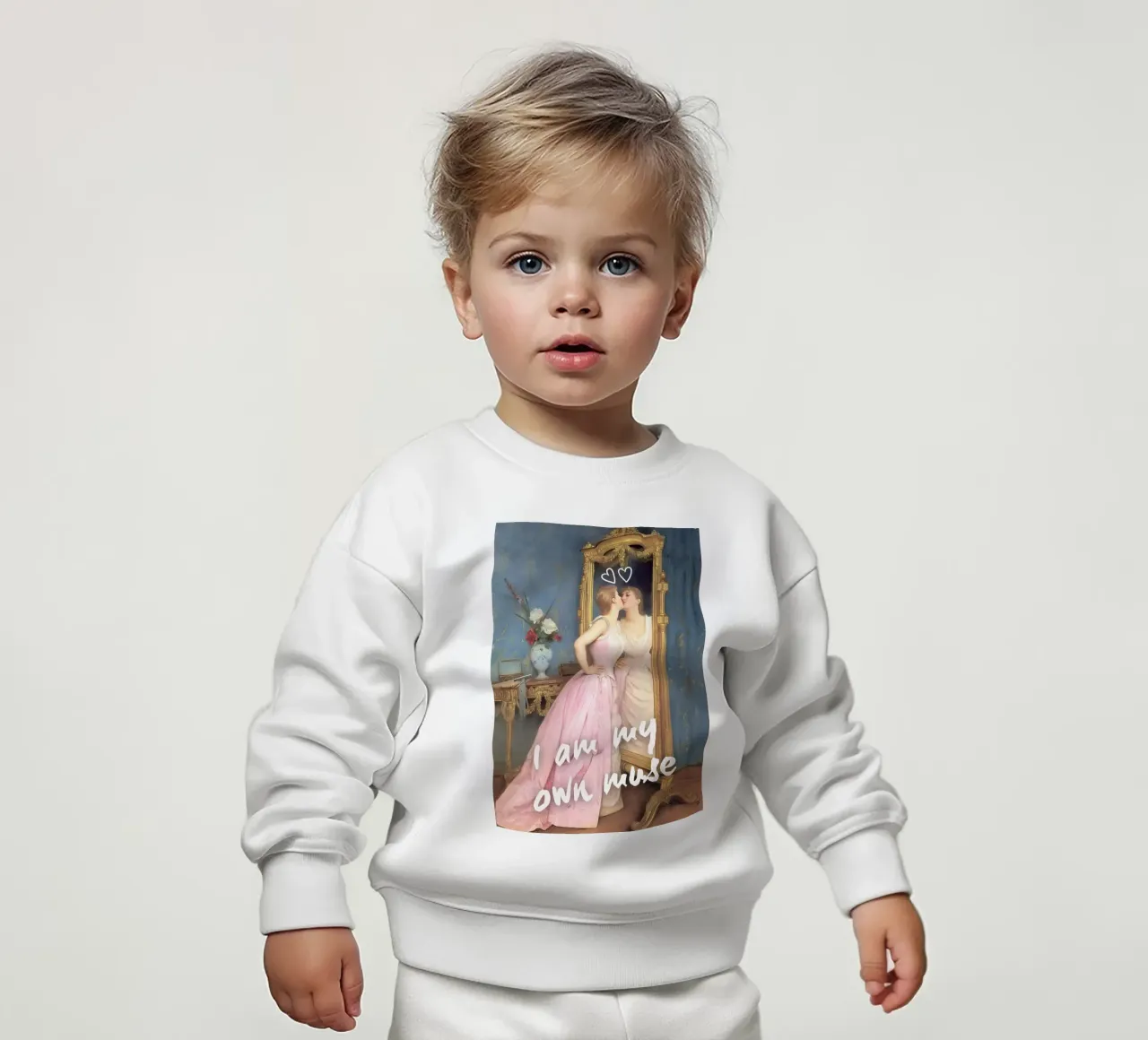 "My Own Muse" - Remix classico, Pop Art, Empowerment, Feminin felpa neonato da NorwesClub