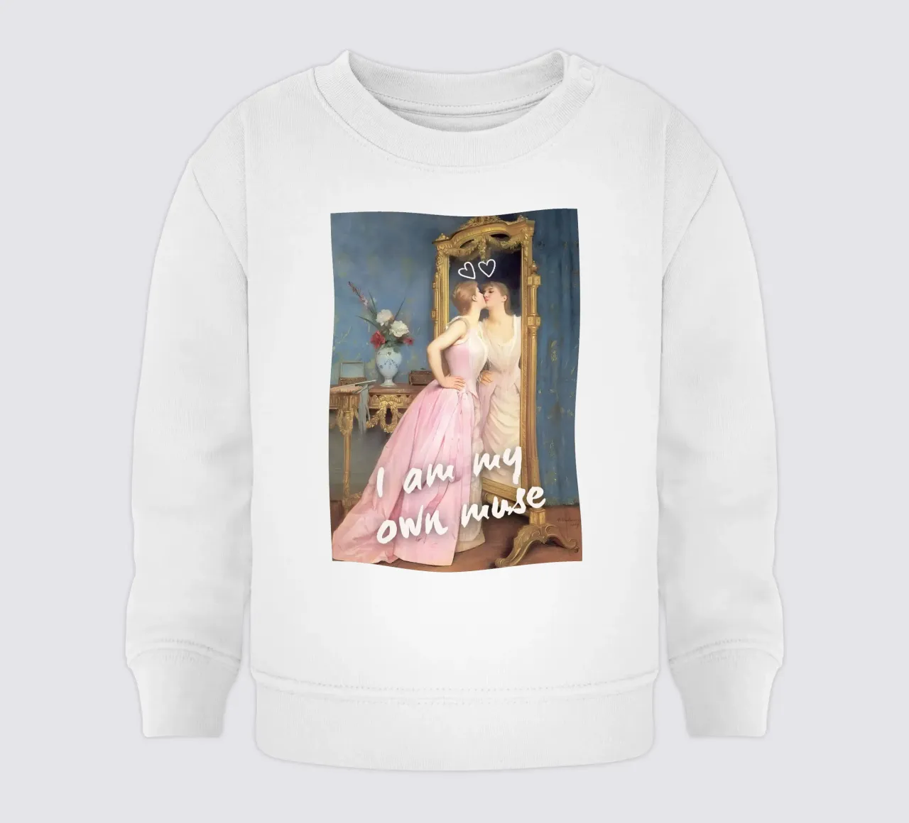 "My Own Muse" - Remix classico, Pop Art, Empowerment, Feminin felpa neonato da NorwesClub