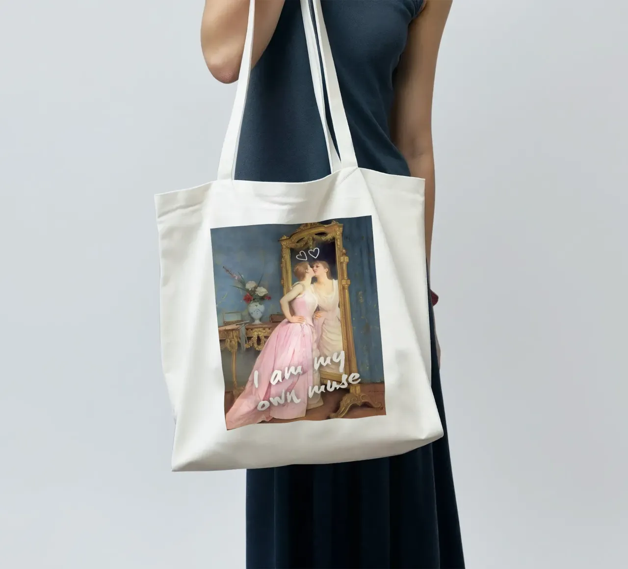 "My Own Muse" - Remix classico, Pop Art, Empowerment, Feminin borsa in juta da NorwesClub