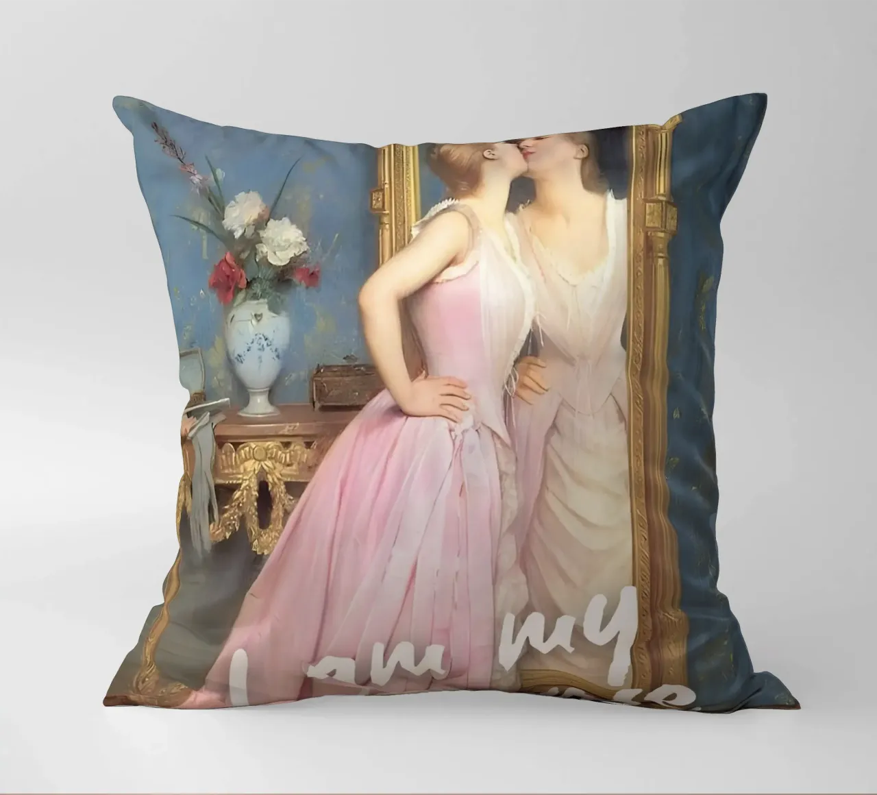 "My Own Muse" - Remix classico, Pop Art, Empowerment, Feminin cuscino da NorwesClub