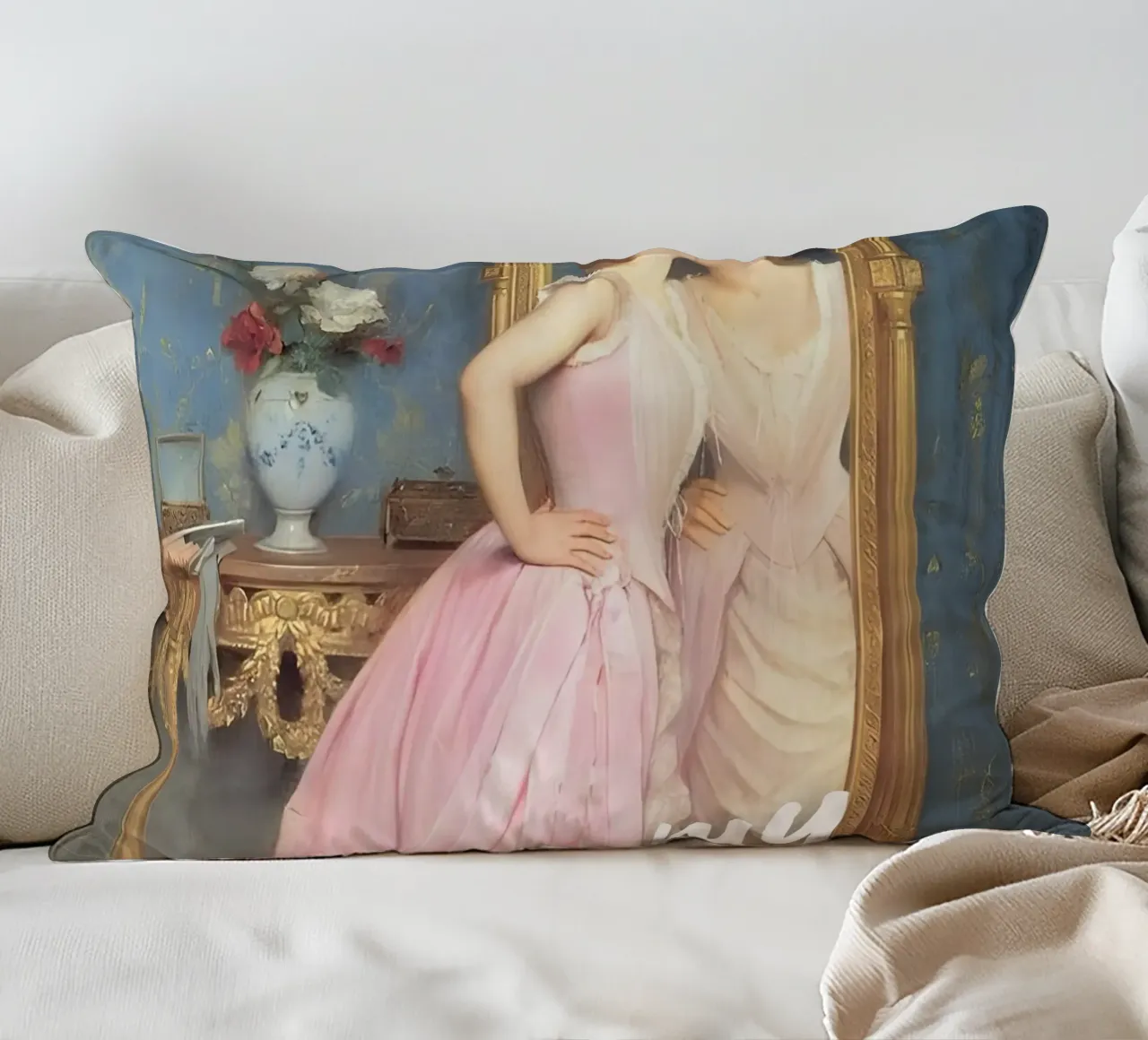 "My Own Muse" - Remix classico, Pop Art, Empowerment, Feminin cuscino da NorwesClub