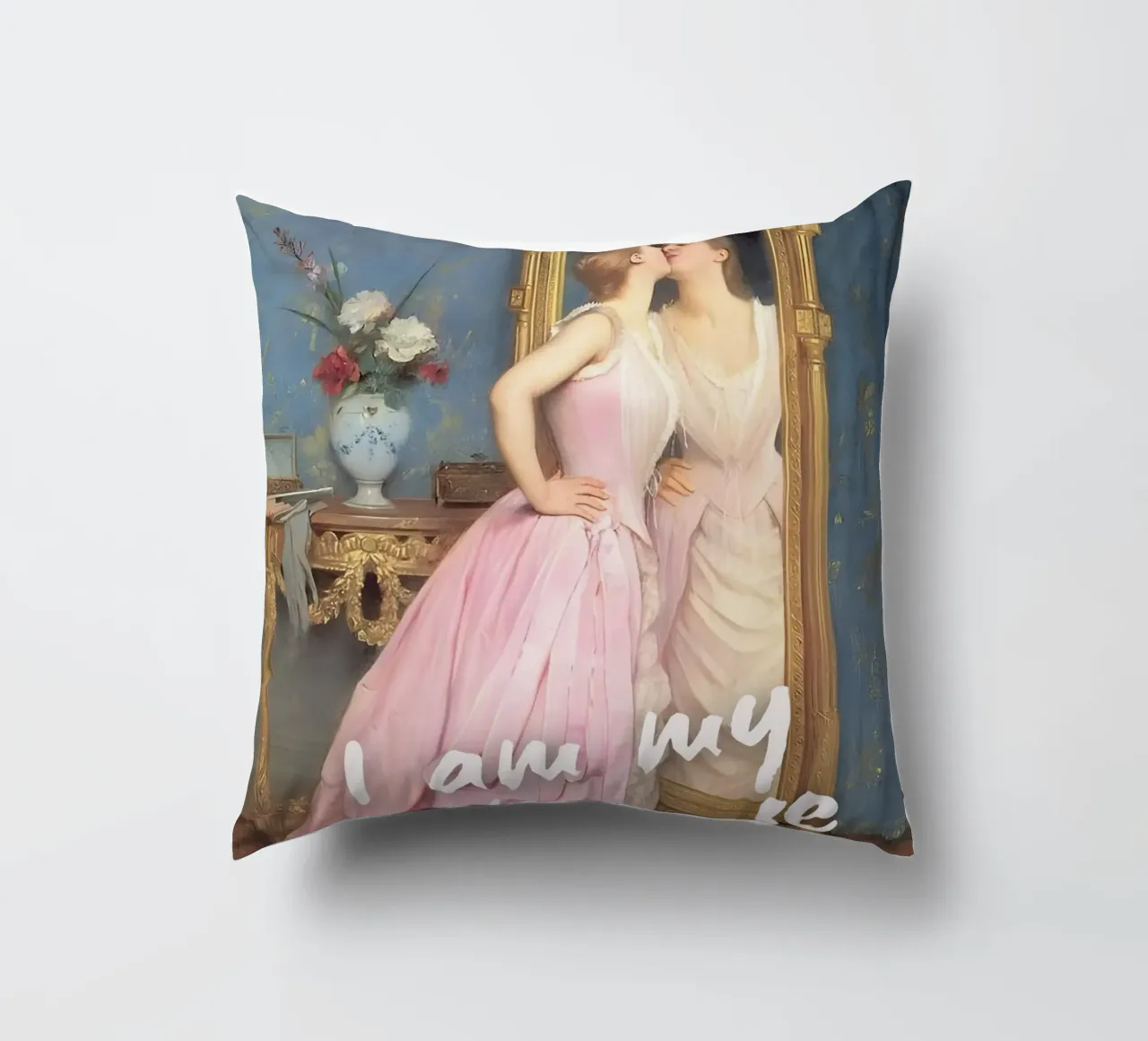 "My Own Muse" - Remix classico, Pop Art, Empowerment, Feminin cuscino da NorwesClub