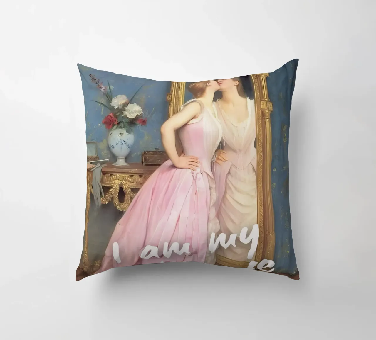 "My Own Muse" - Remix classico, Pop Art, Empowerment, Feminin cuscino da NorwesClub