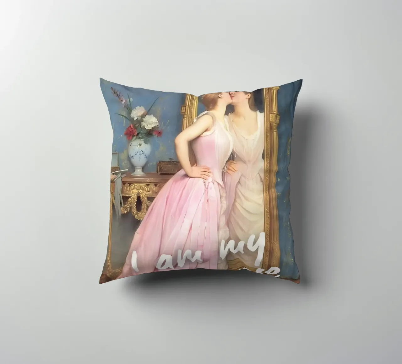 "My Own Muse" - Remix classico, Pop Art, Empowerment, Feminin cuscino da NorwesClub