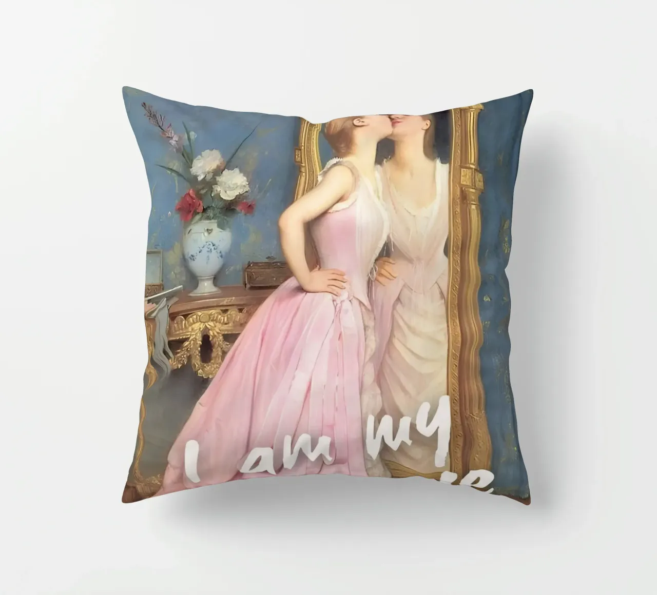 "My Own Muse" - Remix classico, Pop Art, Empowerment, Feminin cuscino da NorwesClub