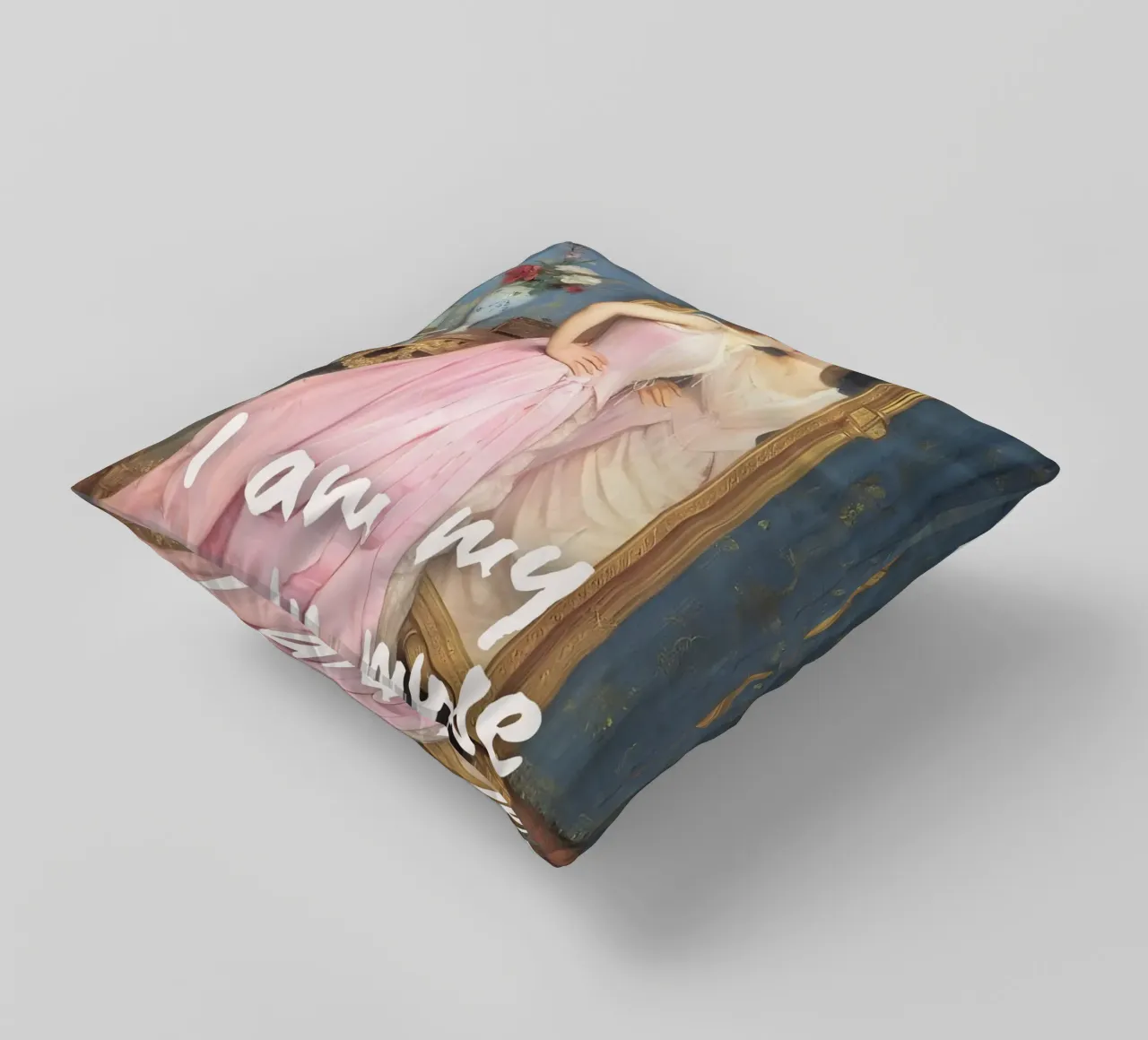 "My Own Muse" - Remix classico, Pop Art, Empowerment, Feminin cuscino da NorwesClub