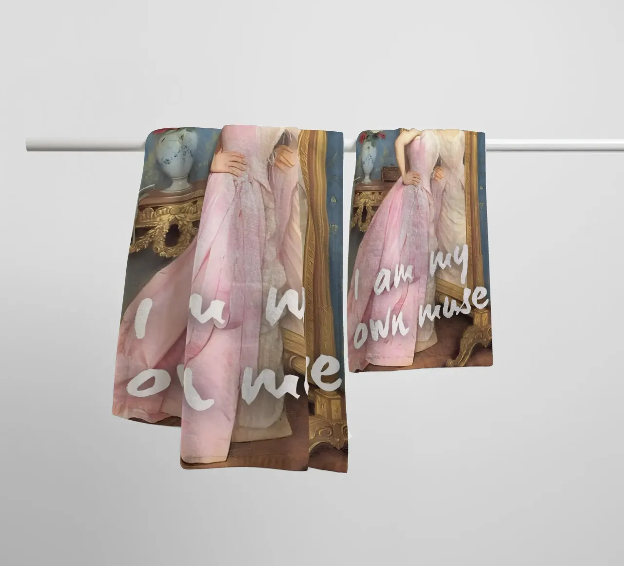 "My Own Muse" - Remix classico, Pop Art, Empowerment, Feminin asciugamano da bagno da NorwesClub