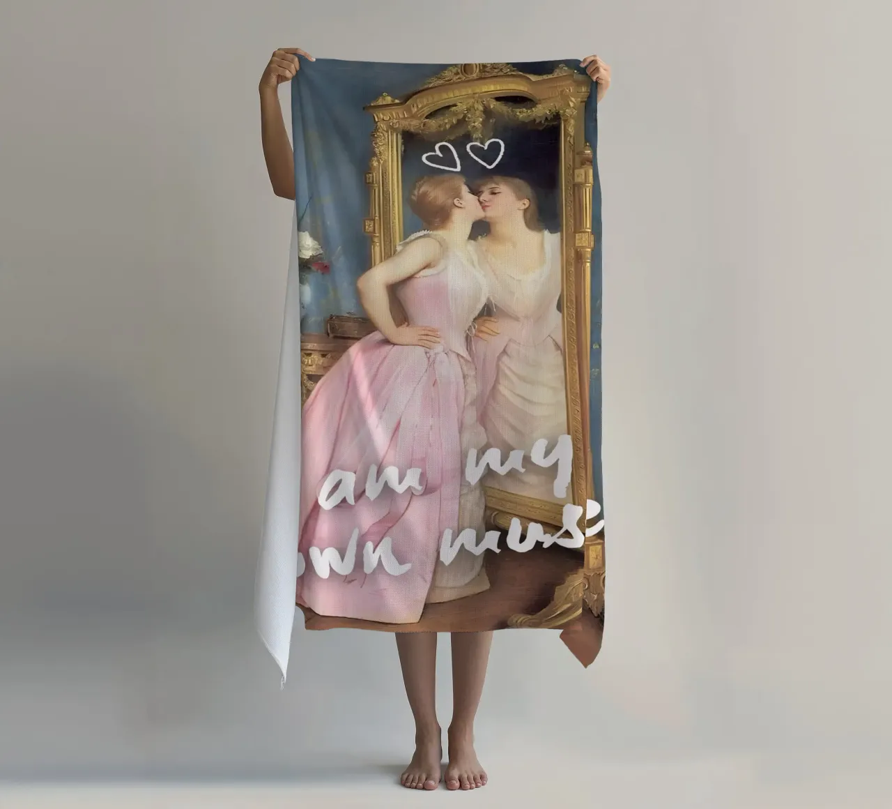 "My Own Muse" - Remix classico, Pop Art, Empowerment, Feminin telo mare da NorwesClub