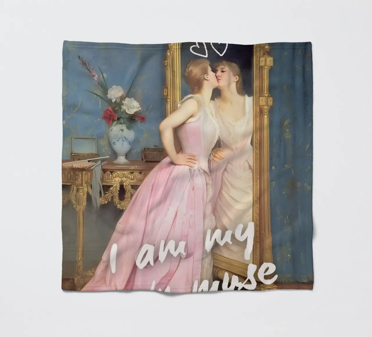 "My Own Muse" - Remix classico, Pop Art, Empowerment, Feminin coperta in pile da NorwesClub
