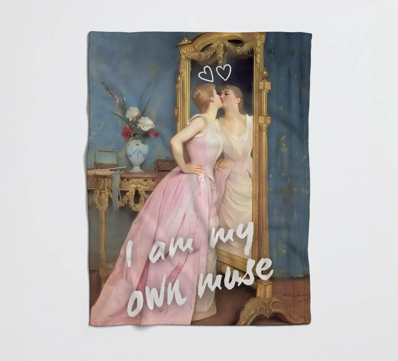"My Own Muse" - Remix classico, Pop Art, Empowerment, Feminin coperta in pile da NorwesClub