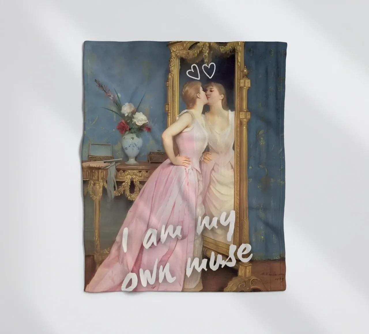 "My Own Muse" - Remix classico, Pop Art, Empowerment, Feminin coperta in pile da NorwesClub