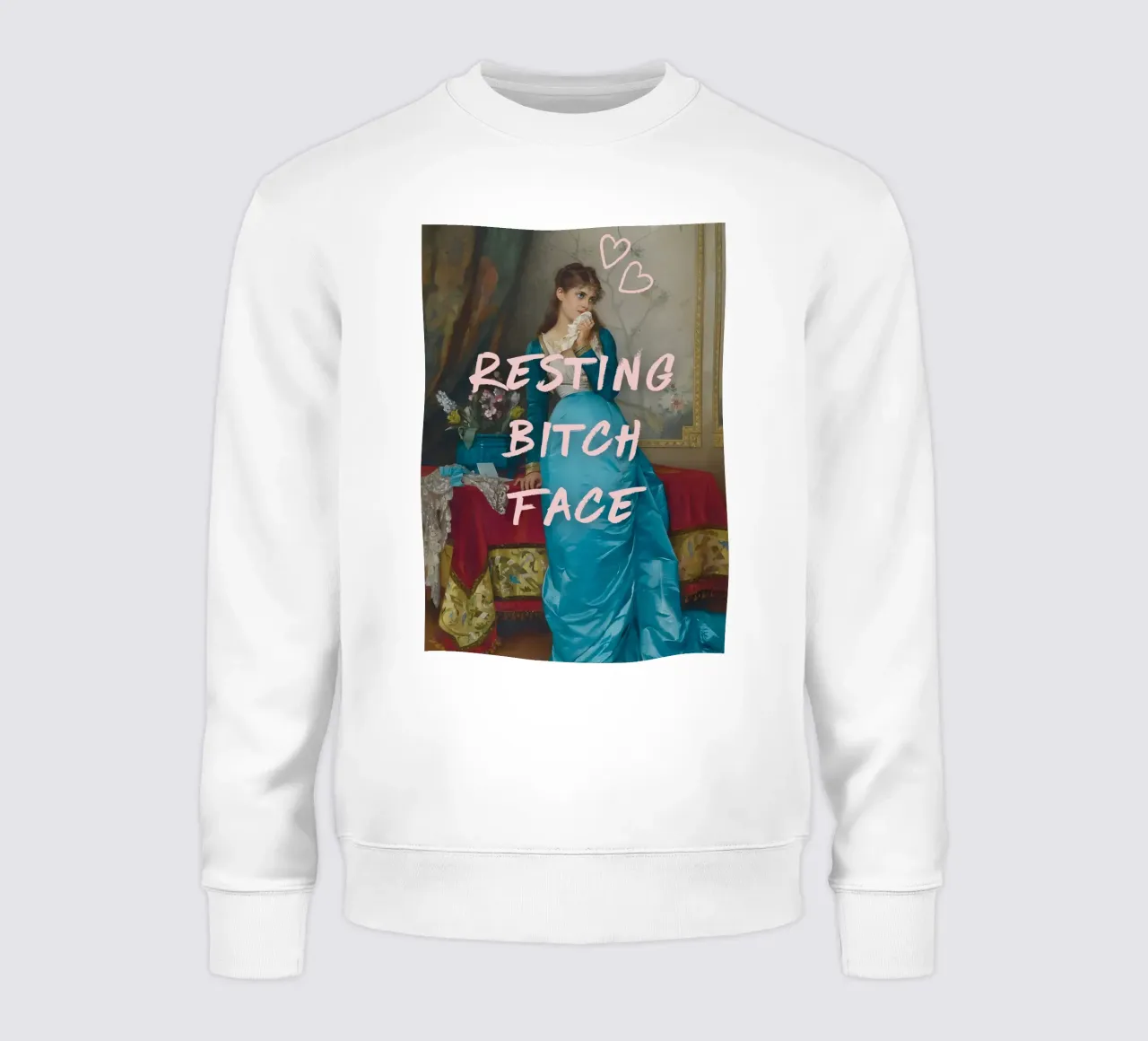 "Faccia da stronza a riposo" - Pop Art, Remix classico, Umoristico, Tre felpa da NorwesClub
