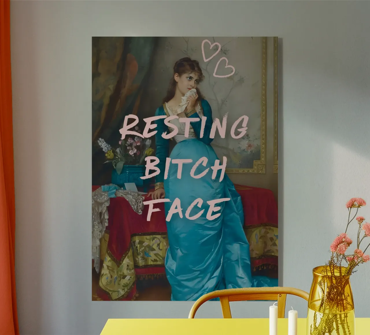 "Faccia da stronza a riposo" - Pop Art, Remix classico, Umoristico, Tre plexiglass da NorwesClub