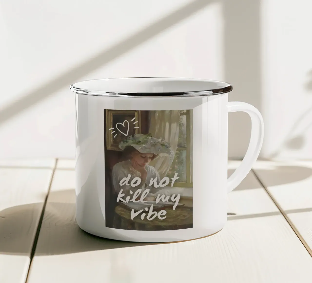 "Don't Kill My Vibe" - Classic Remix, Chill, Empowerment, Ae tazza in smalto da NorwesClub