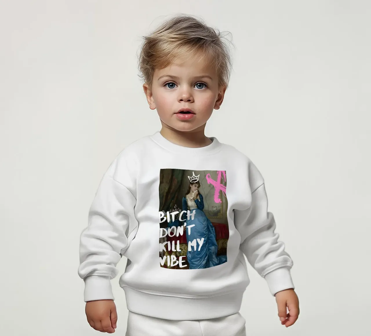 "Don't Kill My Vibe" - Pop Art, Remix classico, Empowerment, felpa neonato da NorwesClub