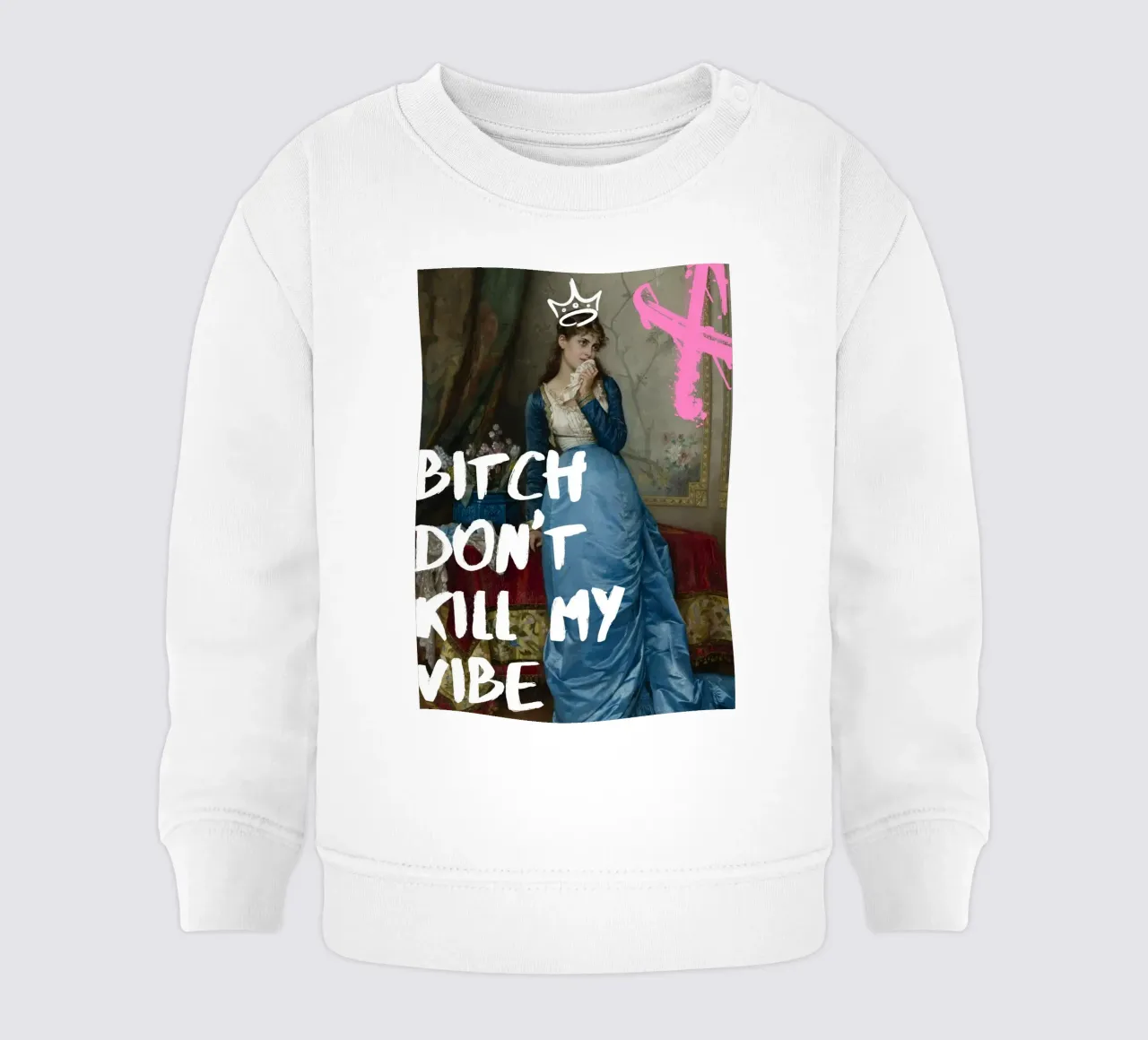 "Don't Kill My Vibe" - Pop Art, Remix classico, Empowerment, felpa neonato da NorwesClub