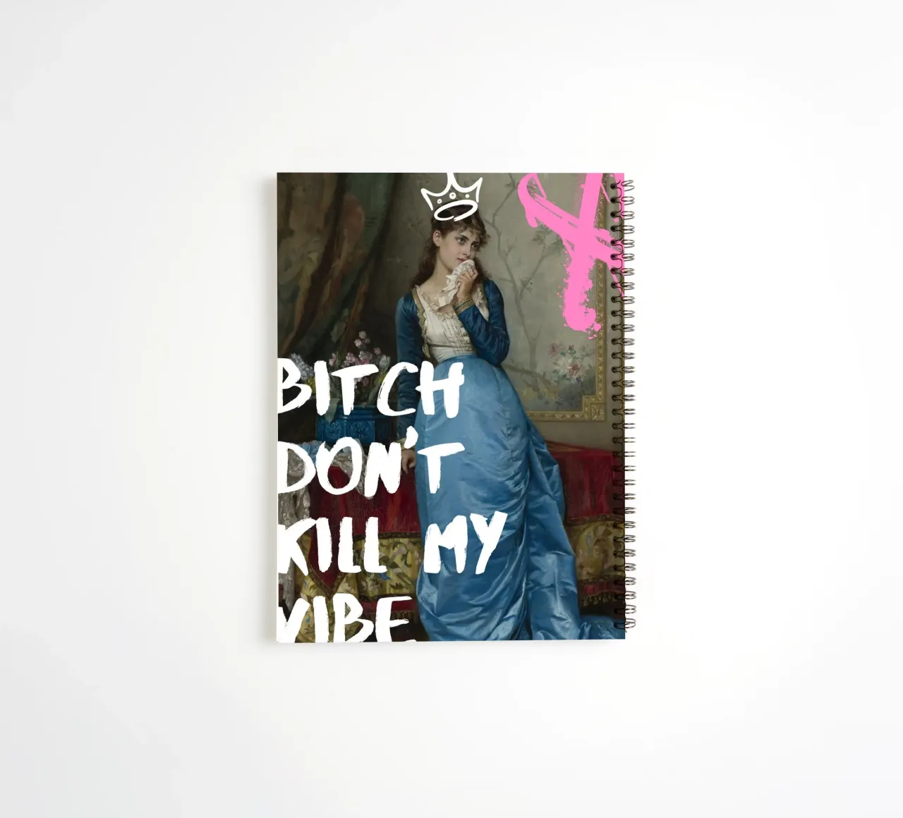 "Don't Kill My Vibe" - Pop Art, Remix classico, Empowerment, diario ad anelli da NorwesClub