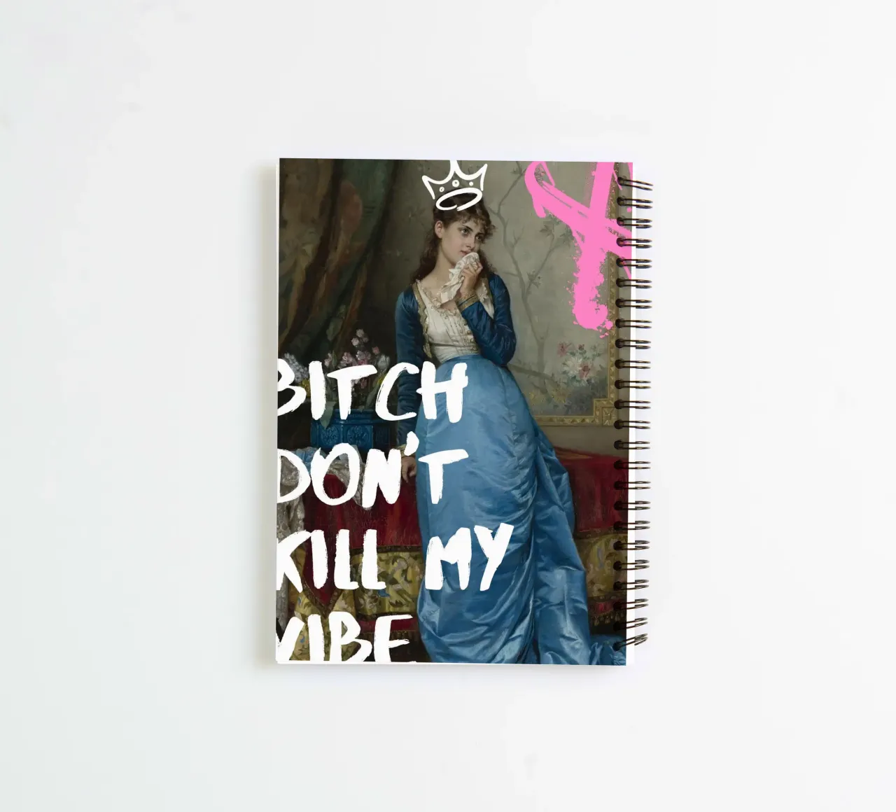 "Don't Kill My Vibe" - Pop Art, Remix classico, Empowerment, diario ad anelli da NorwesClub