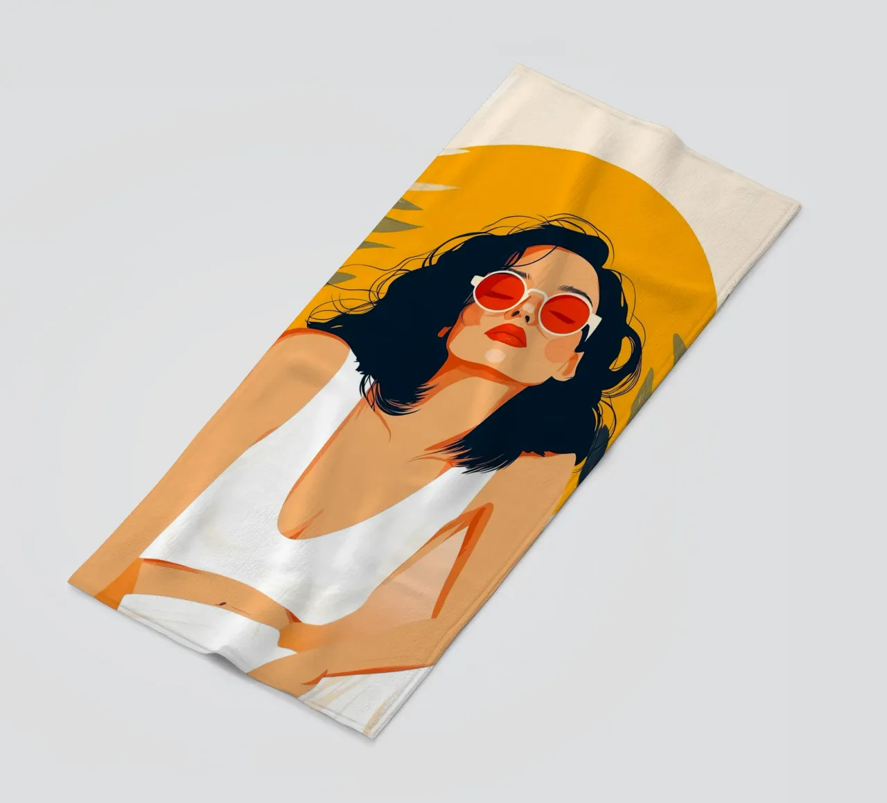 Sommer-Chillout Strandtuch von Justyna Jaszke JBJart