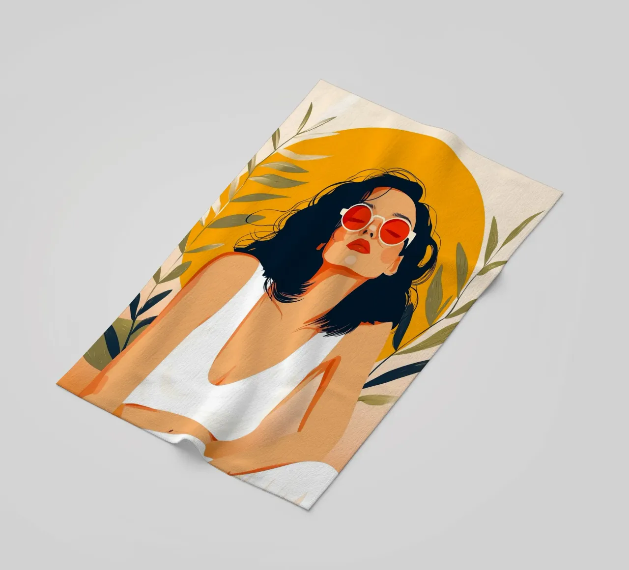 Sommer-Chillout Strandtuch von Justyna Jaszke JBJart