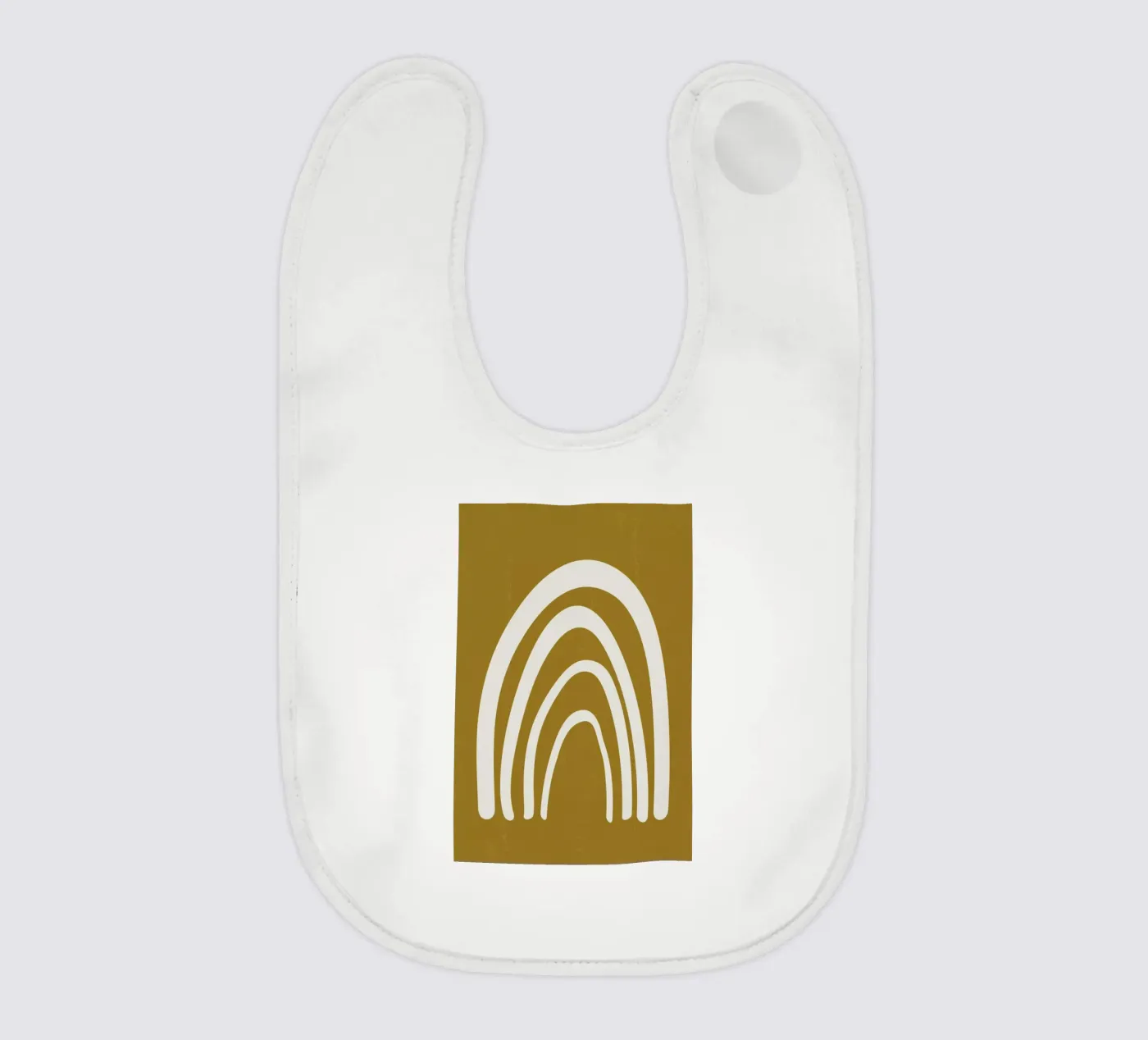 Rainbow baby bib by Pure