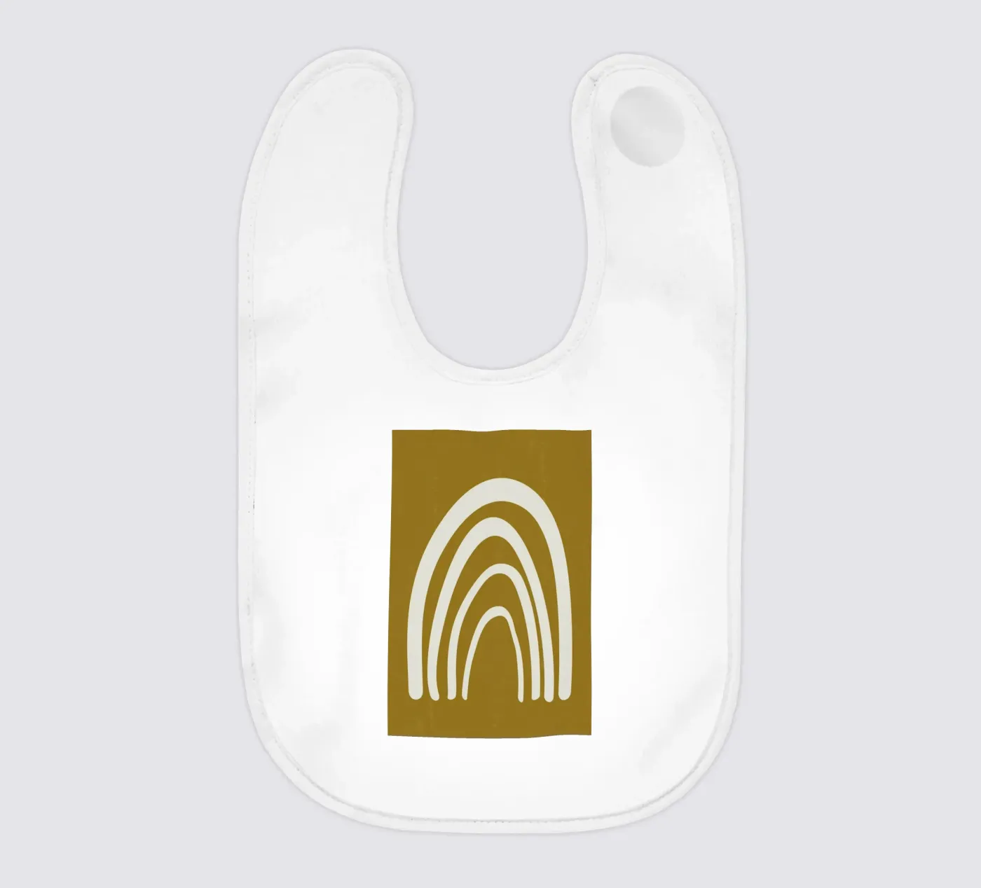 Rainbow baby bib by Pure