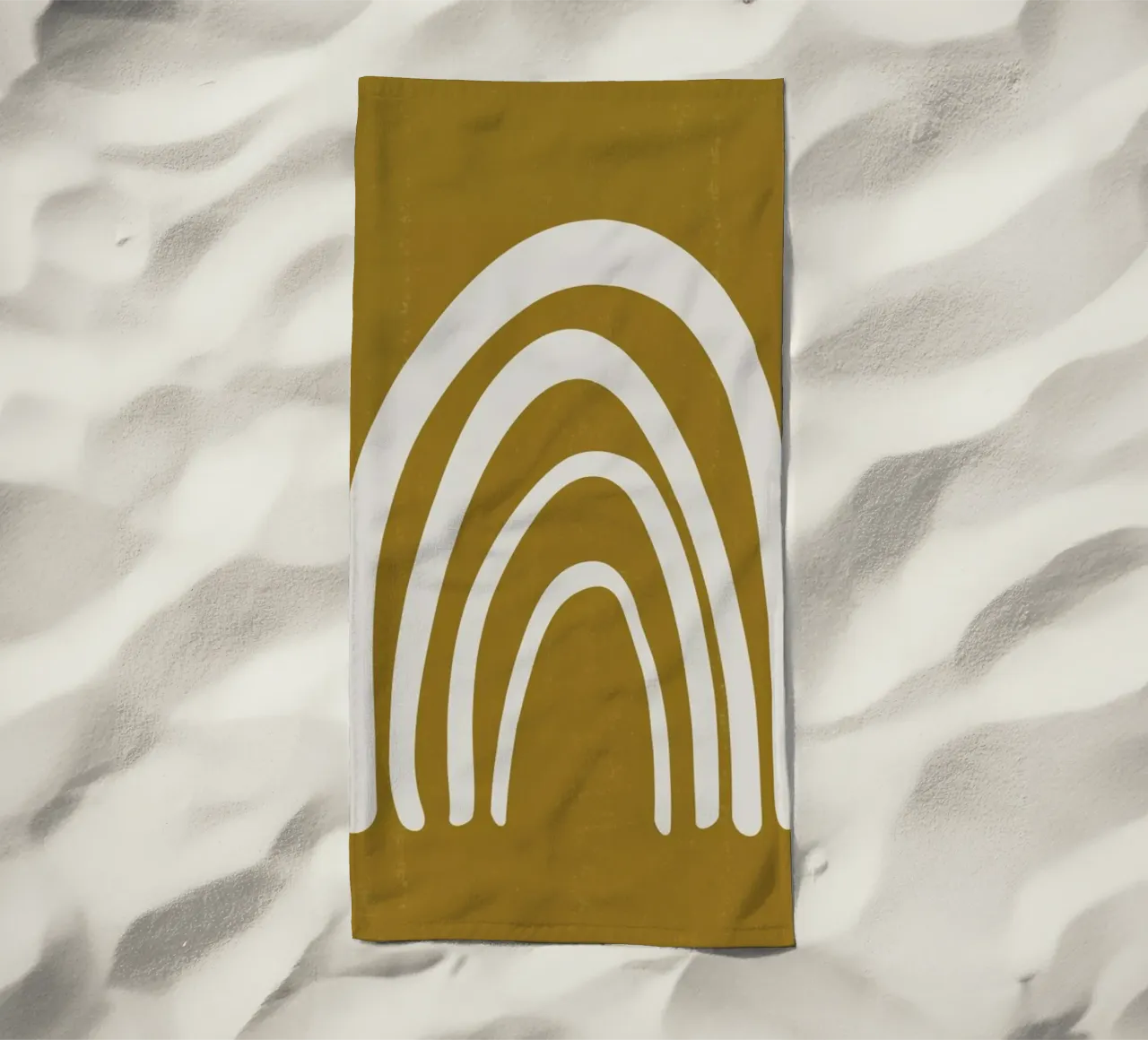 Rainbow beach towel by Pure