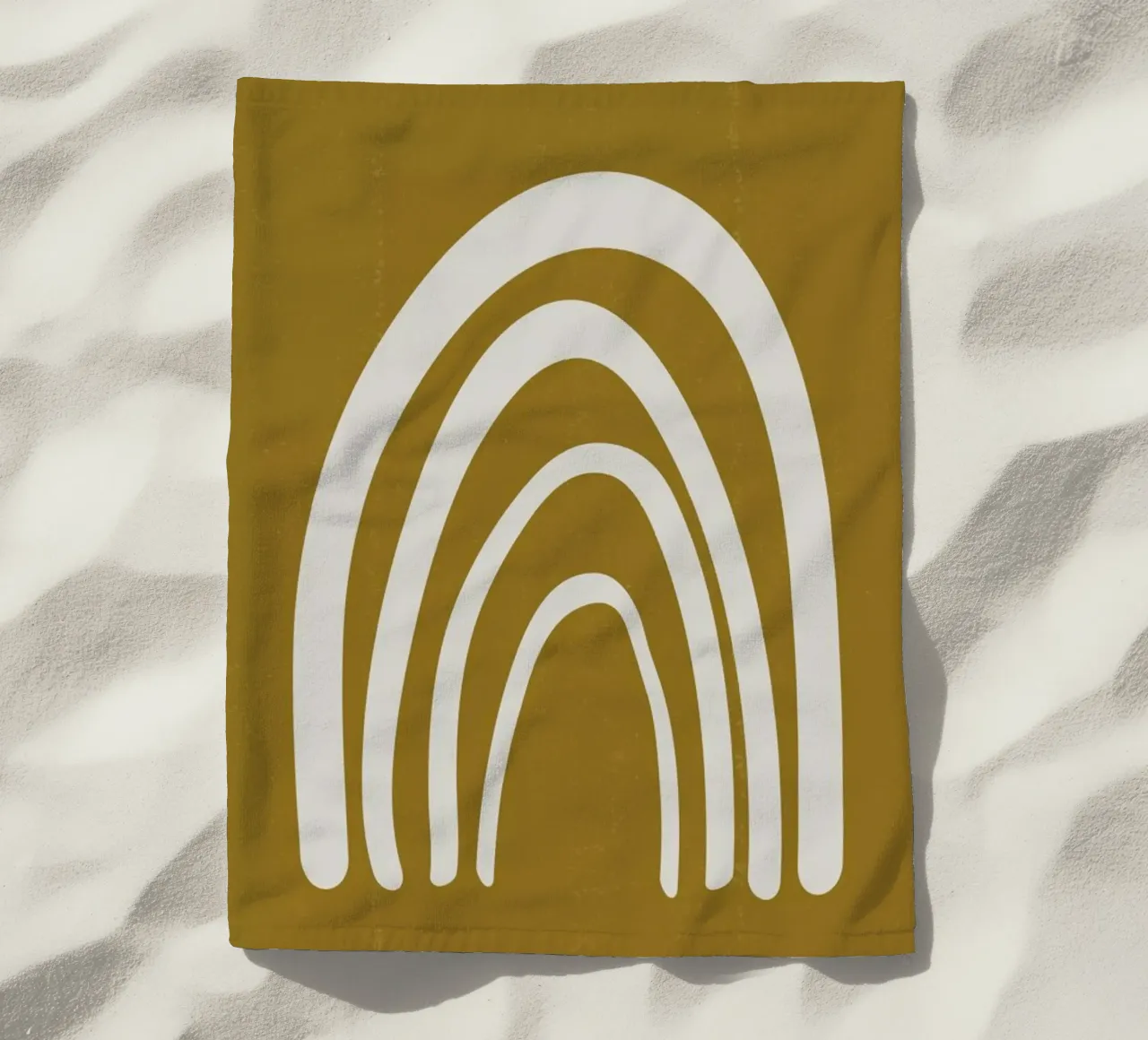 Rainbow beach towel by Pure