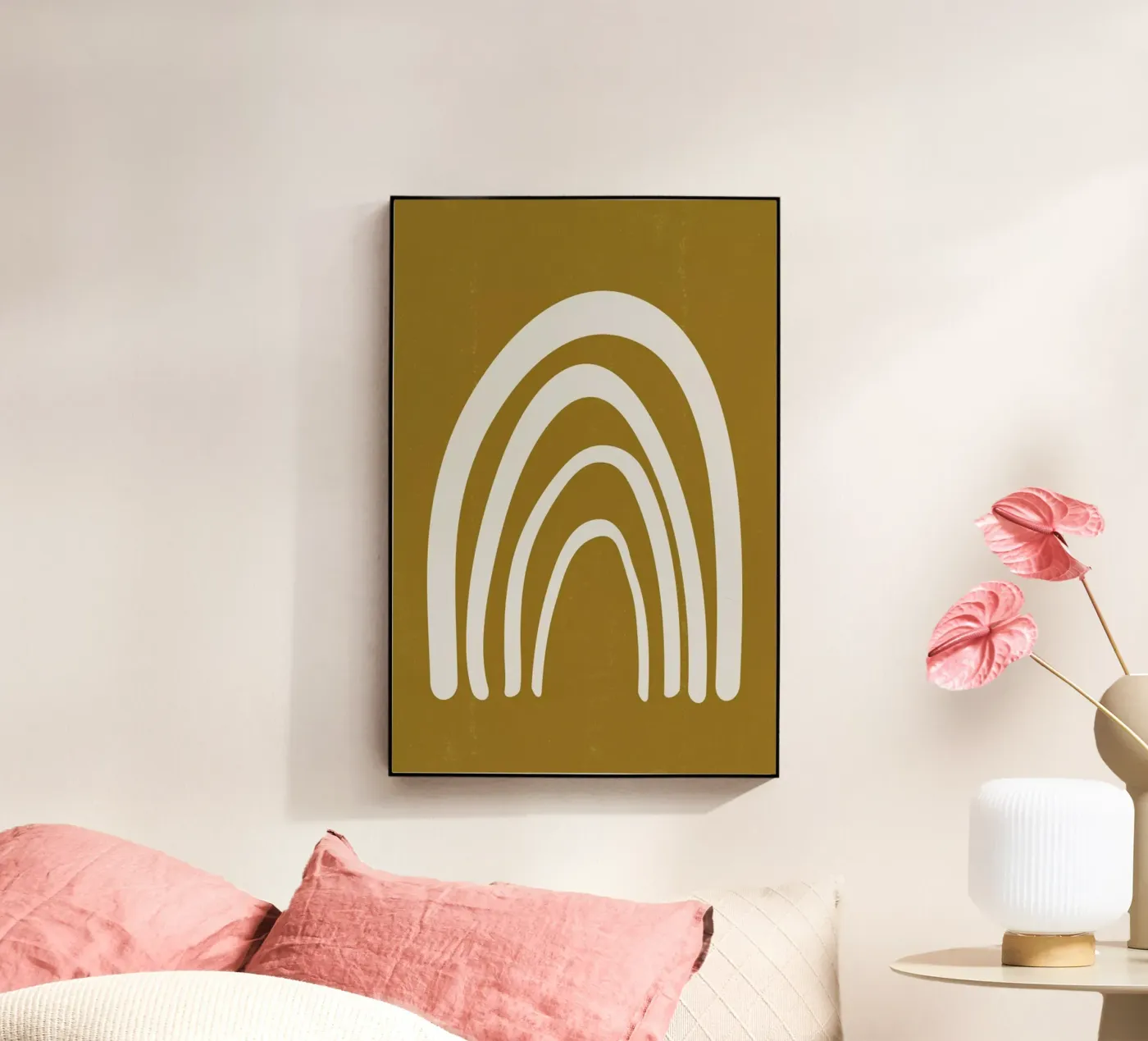 Rainbow acrylic glass by Pure