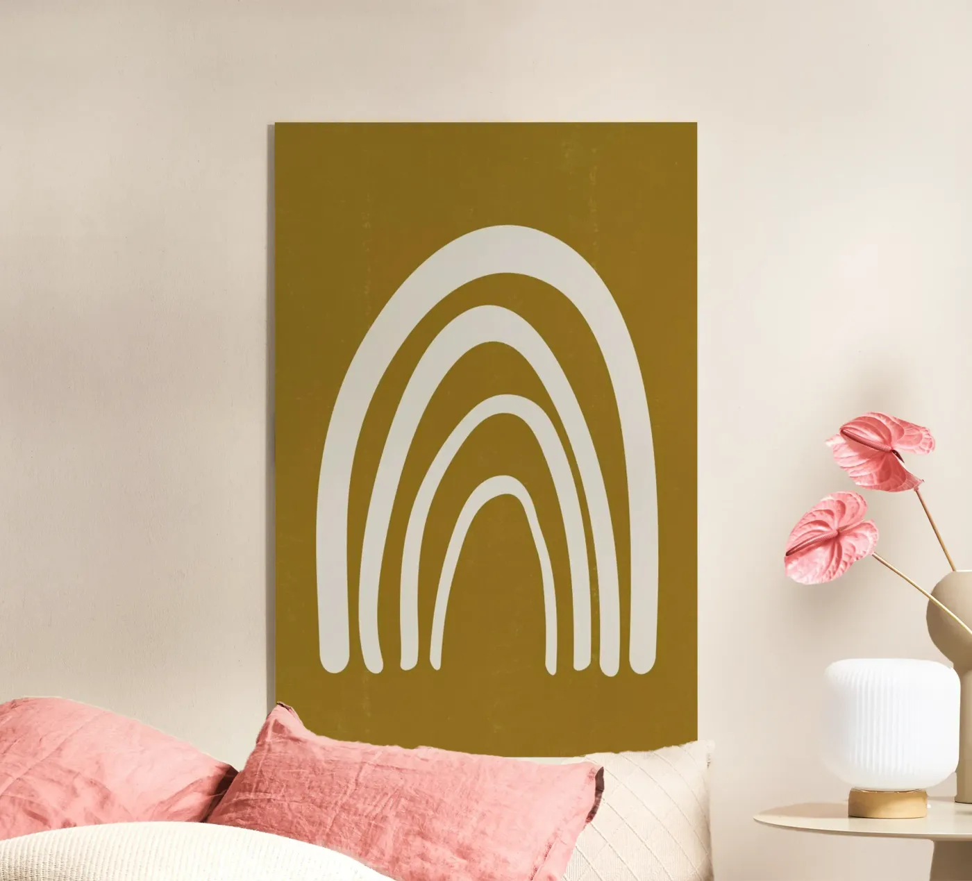 Rainbow acrylic glass by Pure