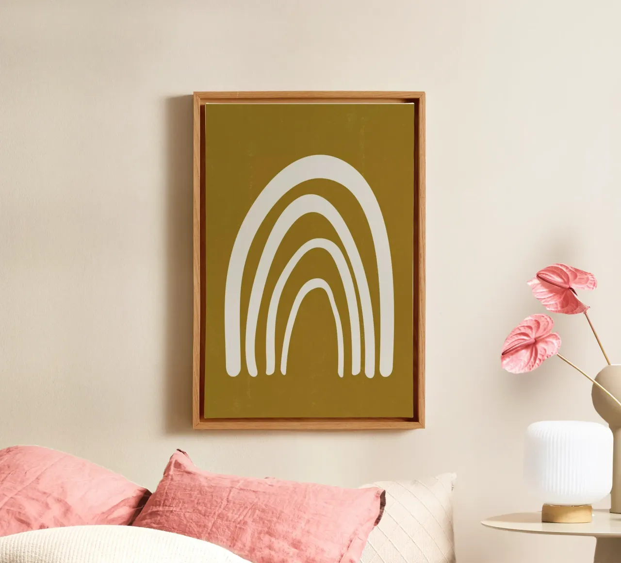 Rainbow canvas by Pure