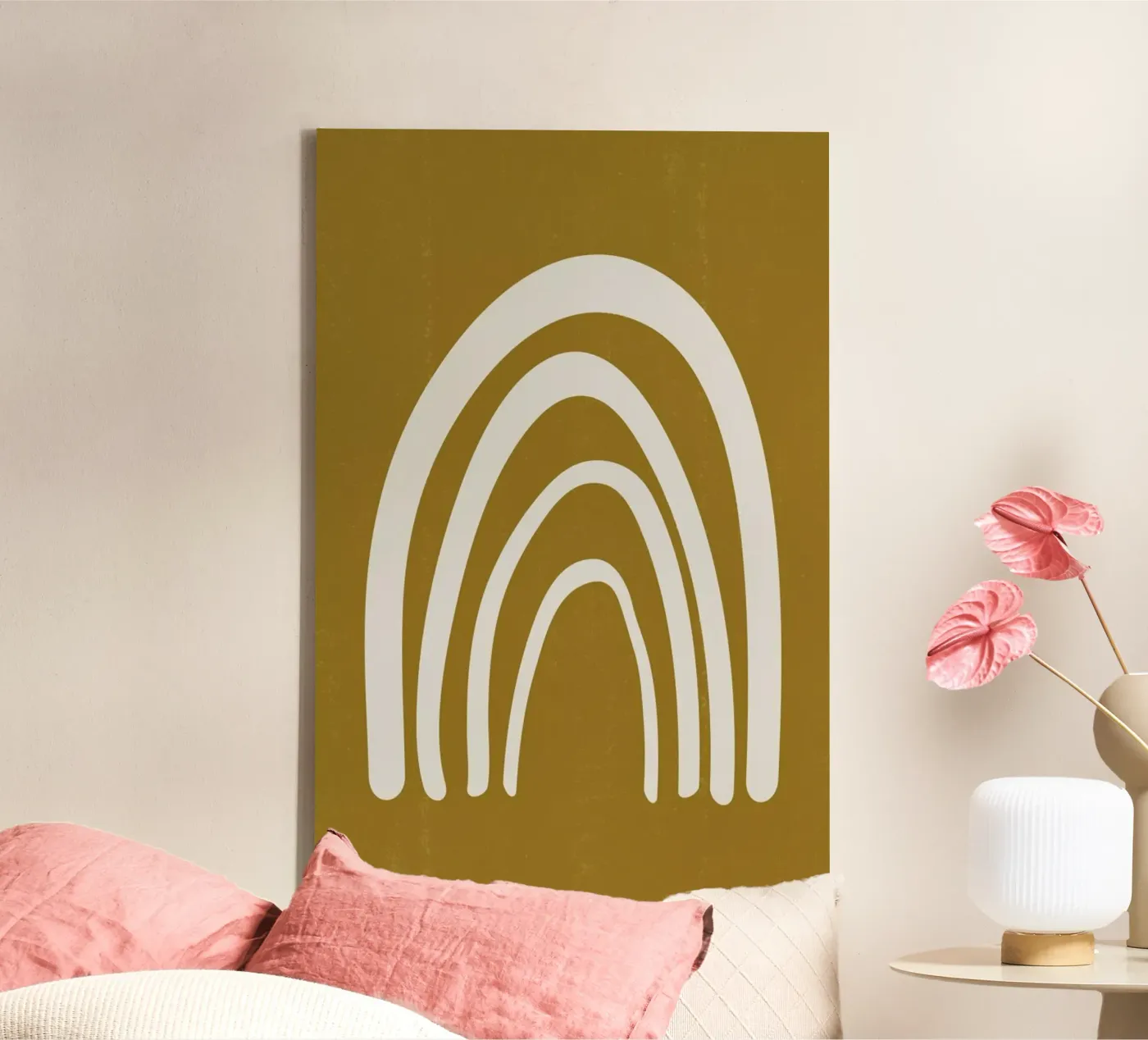 Rainbow canvas by Pure