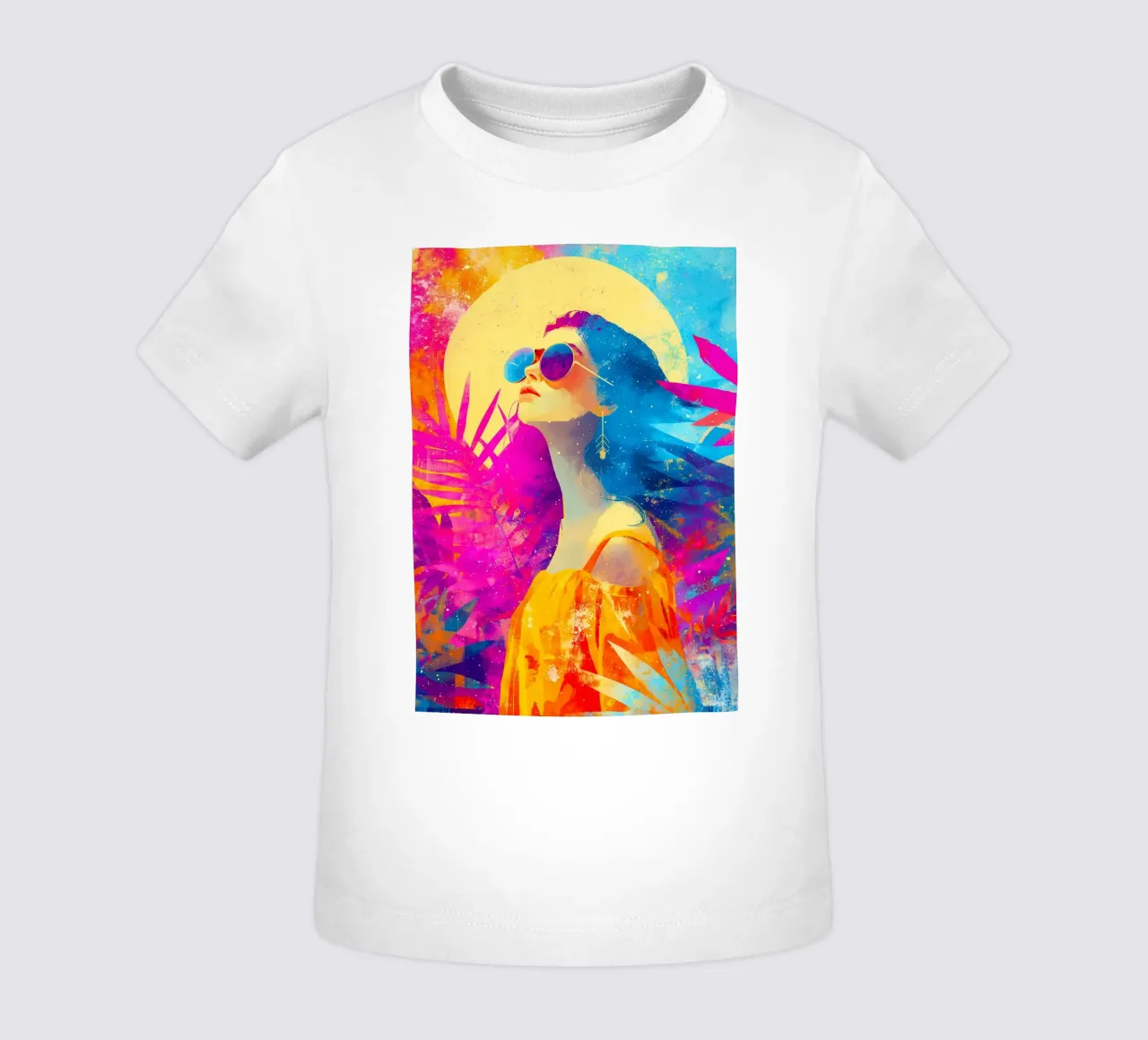 Summer chillout baby t-shirt by Justyna Jaszke JBJart
