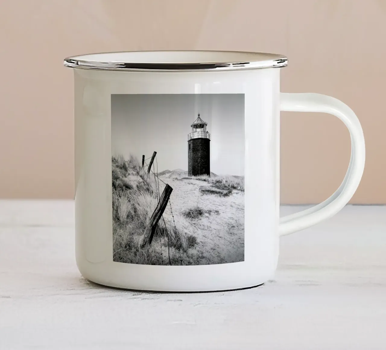Quermarkenfeuer Sylt tazza in smalto da Håggard Photography | Ronny Behnert