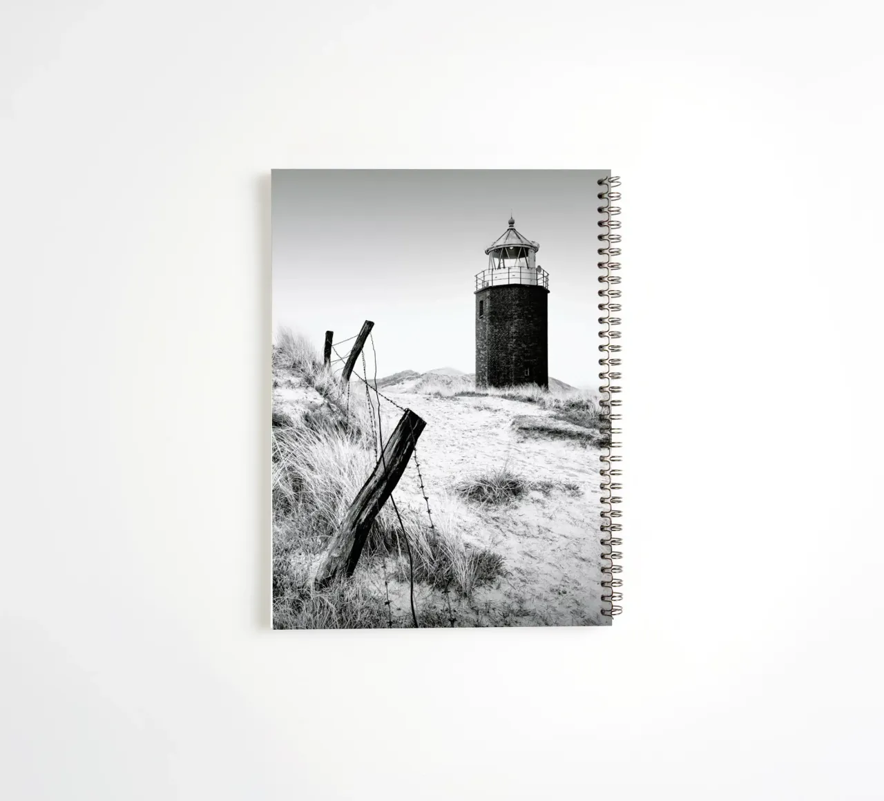 Quermarkenfeuer Sylt spiral notebook by Håggard Photography | Ronny Behnert