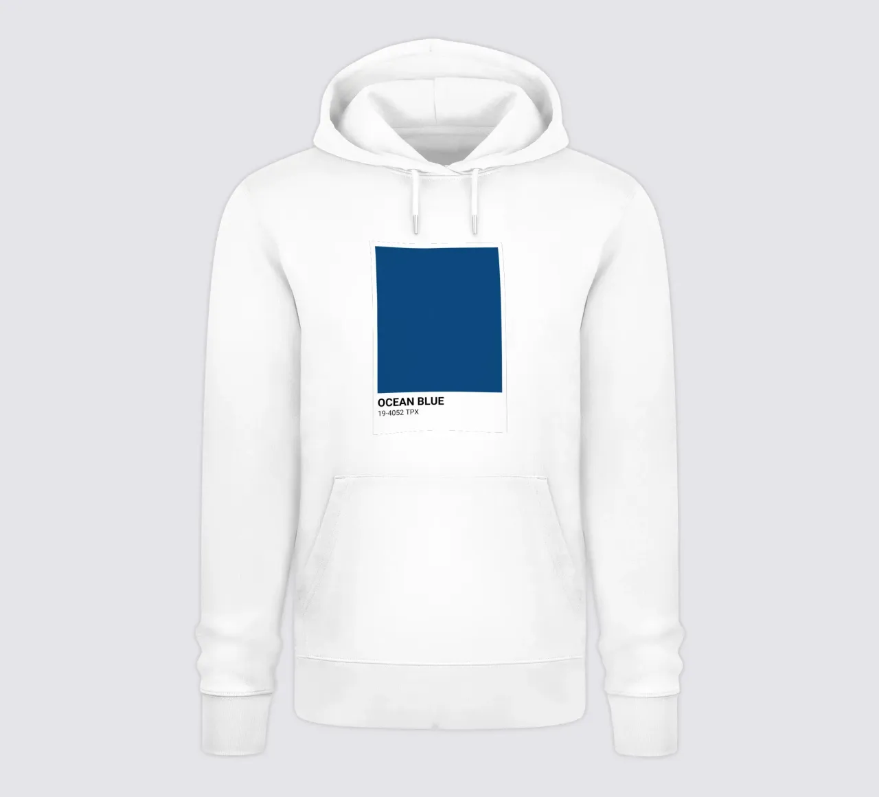 Blu oceano classico - Stampa estetica dei colori Pantone felpa con cappuccio da NorwesClub